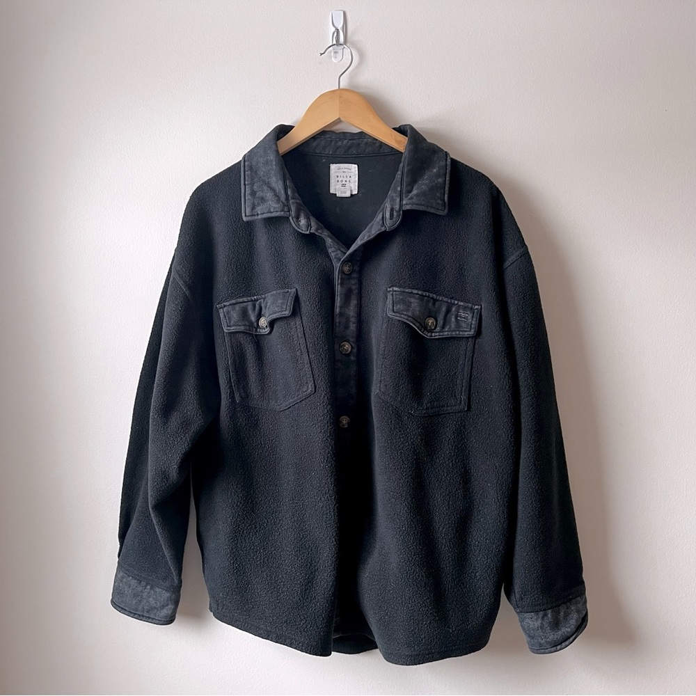 billabong anytime shacket oversized jacket large